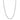 SilverNecklace Flätat 50+5cm
