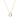 Ocean small single Halsketten Gold
