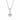PRINCESS PICCOLO Halsketten vita Zirkoner (Silber) 45 cm