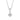 PRINCESS PICCOLO Halsketten vita Zirkoner (Silber) 45 cm