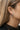 Maria Signature Hoop Brun Sølv