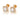 Glamorous Earrings studs Gold