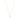 Ellipse mini Necklace Gold