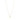 Ellipse mini Necklace Gold