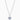 Crazy Diamond Heart Necklace Silver