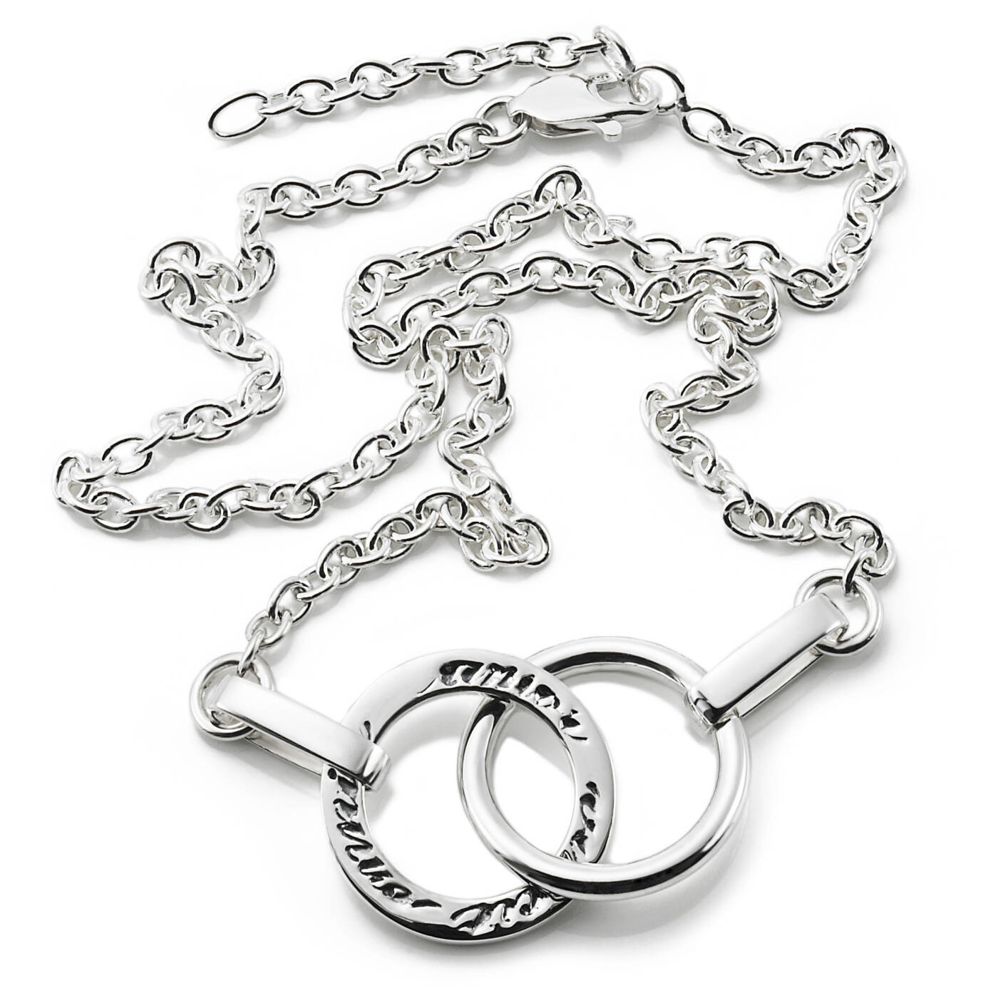 Twosome Halskæde Sølv