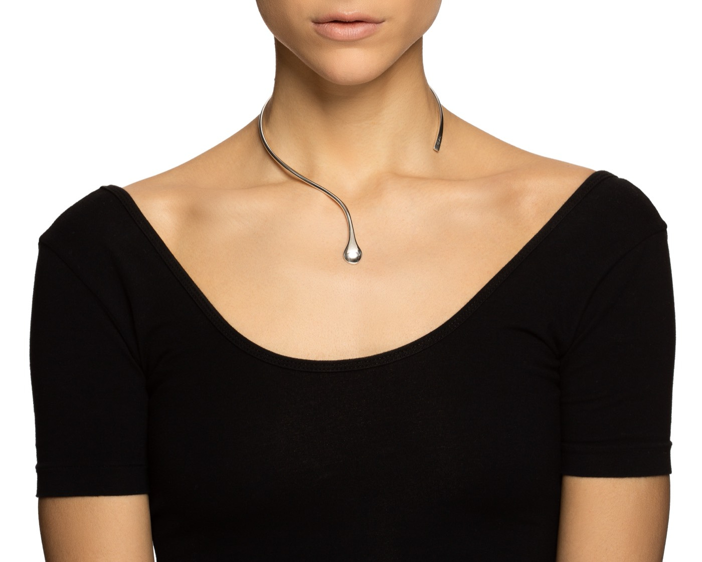 Soft Tear Halskæde Sølv