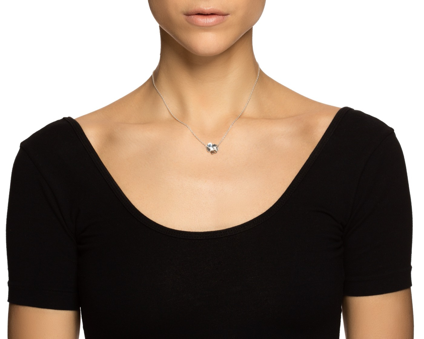 Violet Halskæde Sølv