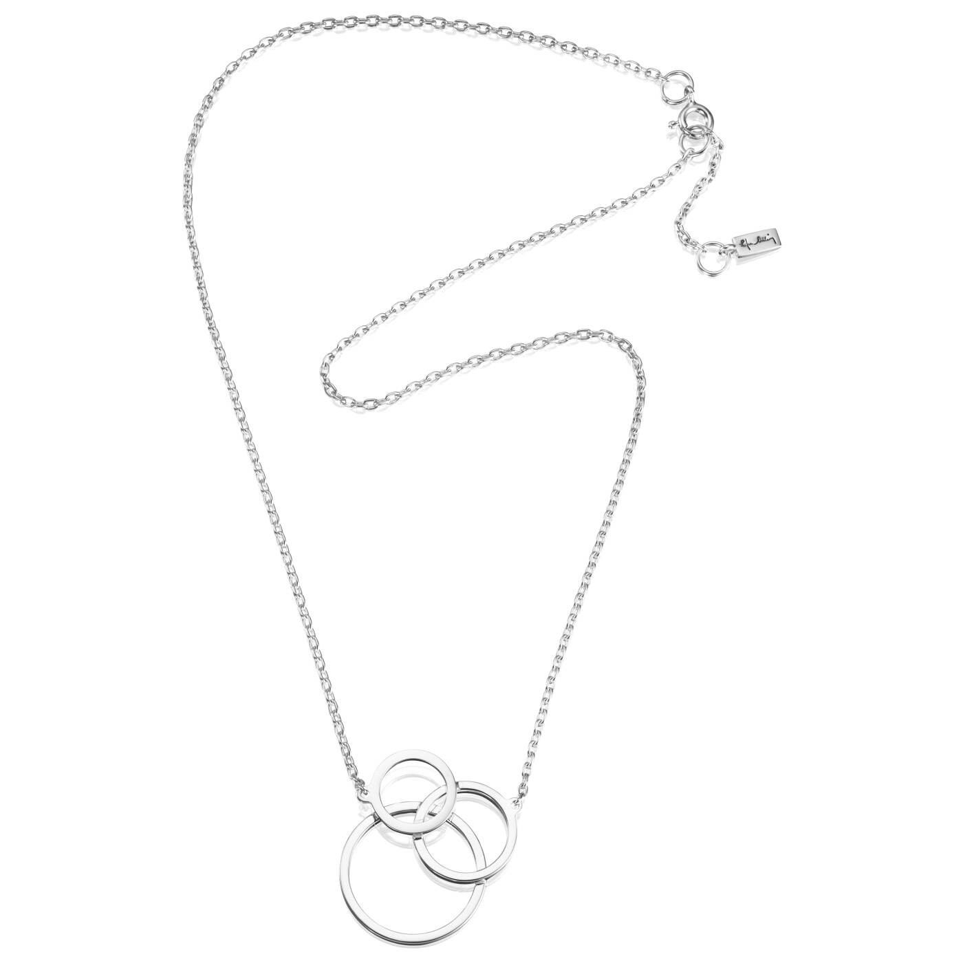 Bubbles Halskæde Sølv 42-45 cm