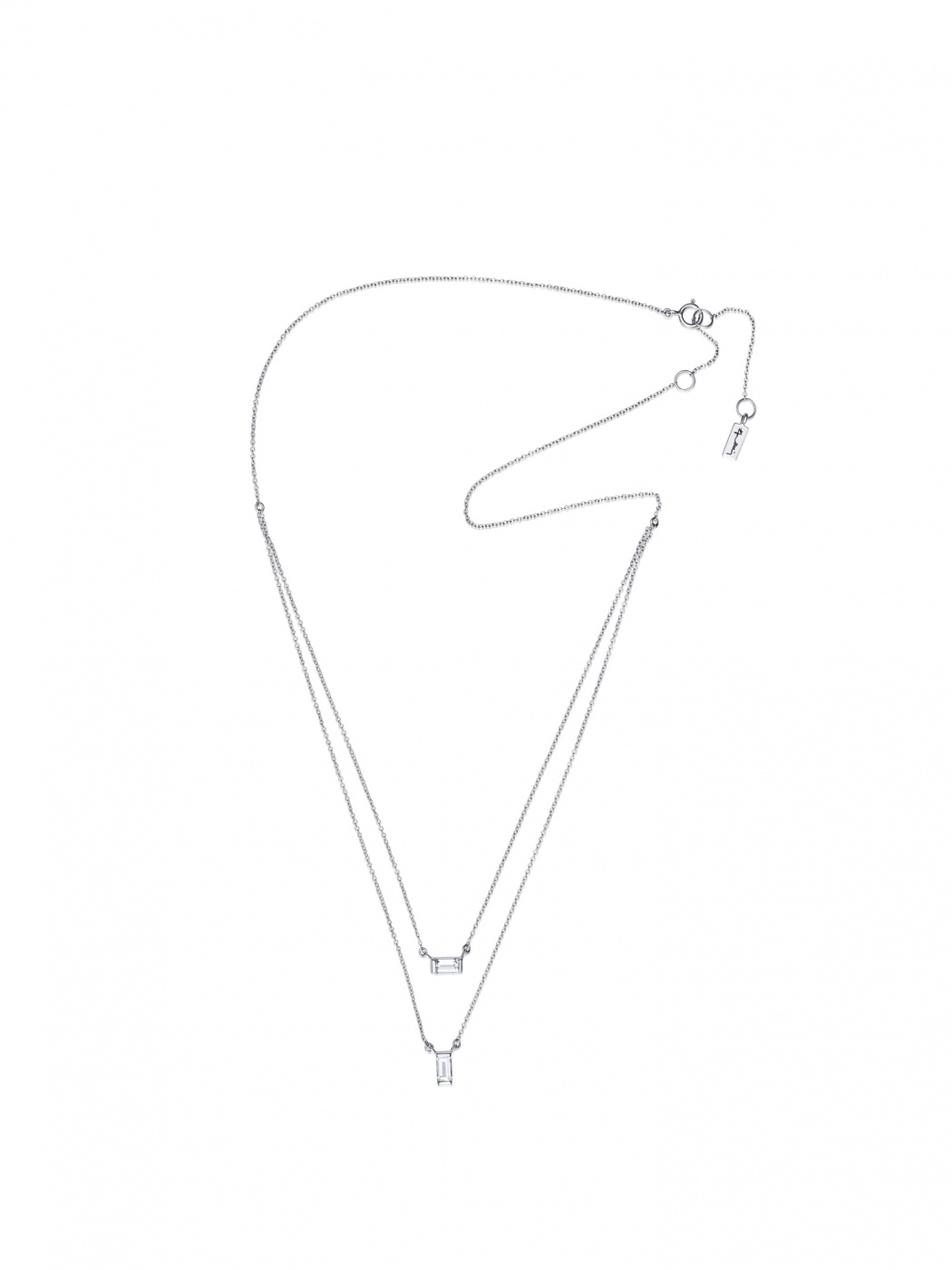 A Clear Dream Stud Halskæde Sølv 40-45 cm