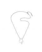 Little Curly Pearly Halsband Silver 42-45 cm