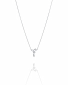 Little Champagne Necklace Silver Little Champagne Necklace Silver