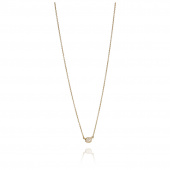 Love Bead - Diamonds Halskæde Guld 38-42 cm