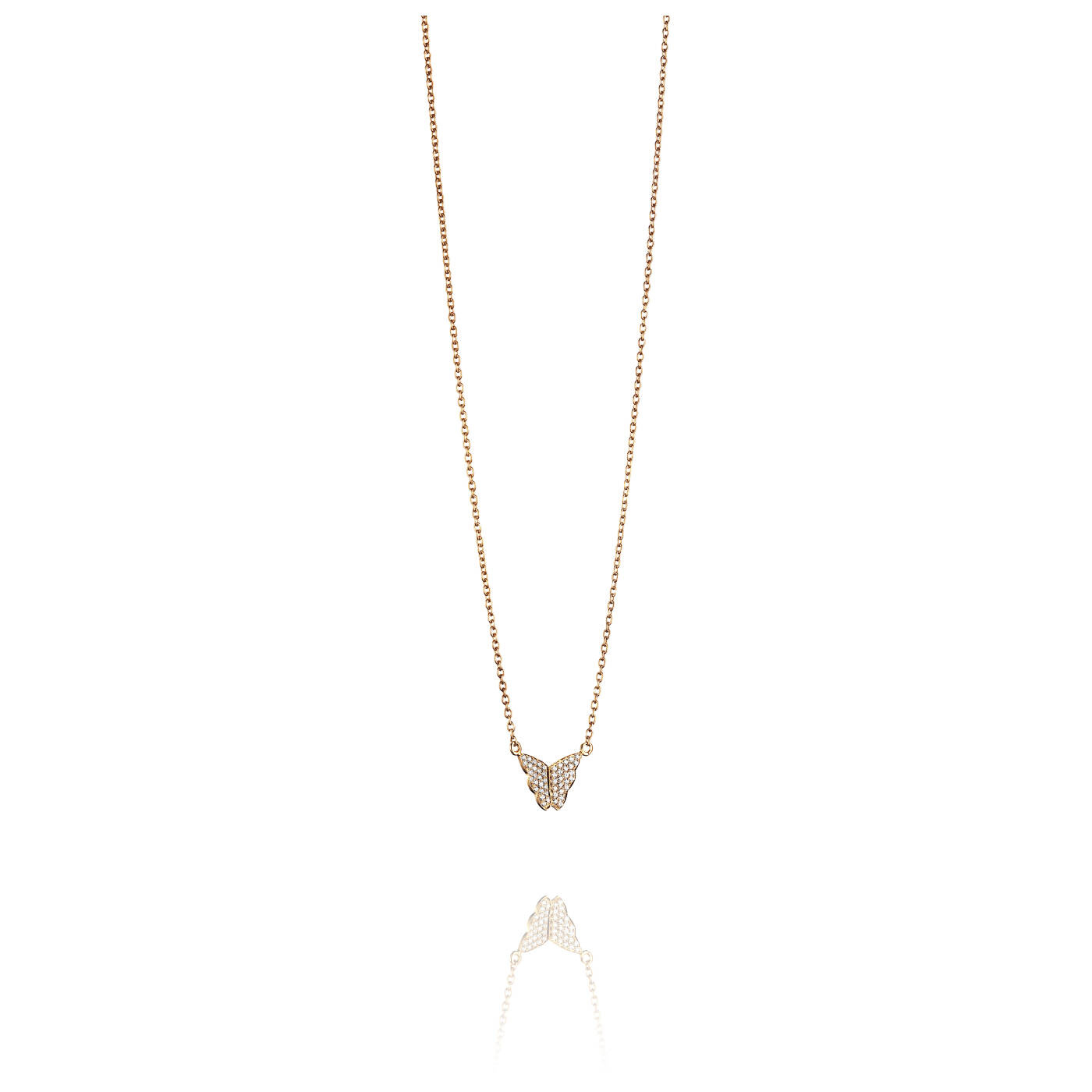 Little Miss Butterfly & Stars Halskæde Guld