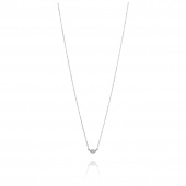 Love Bead - Diamonds Halskæde Hvidguld 38-42 cm