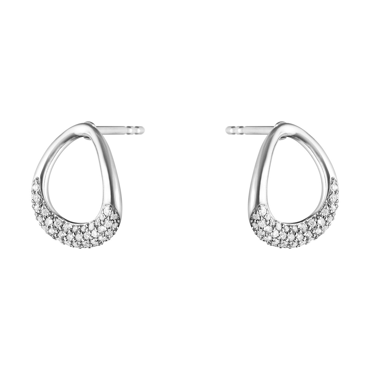 OFFSPRING Ørering Sølv Diamant PAVE 0.19 ct
