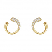 MERCY Ørering Guld Diamant PAVE 0.38 CT