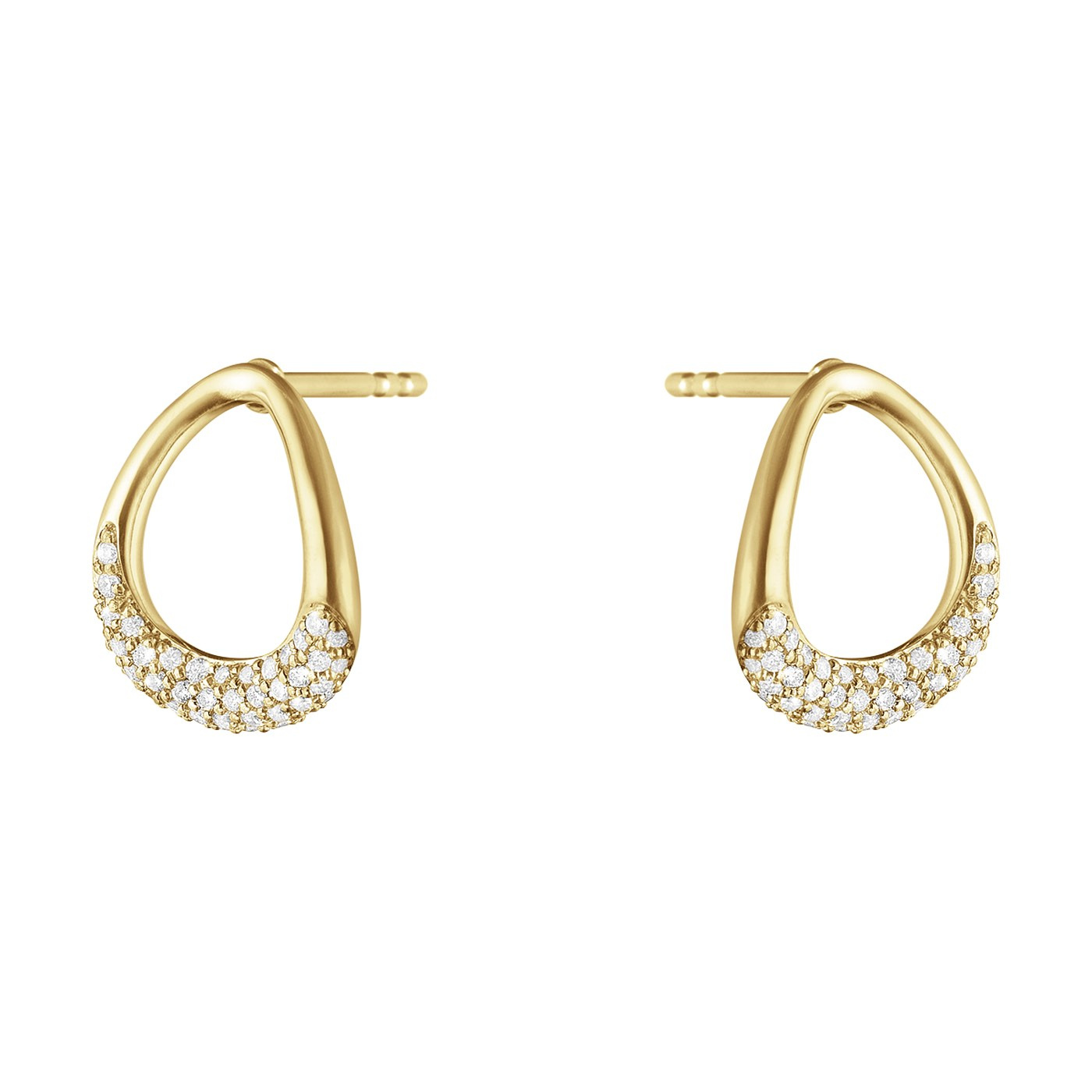 OFFSPRING Ørering Guld Diamant PAVE 0.19 ct