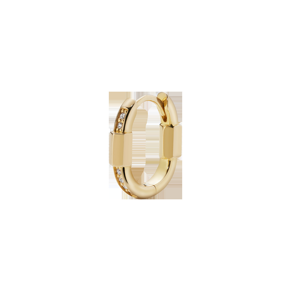 Palads Royal Earring Goldplated Silver