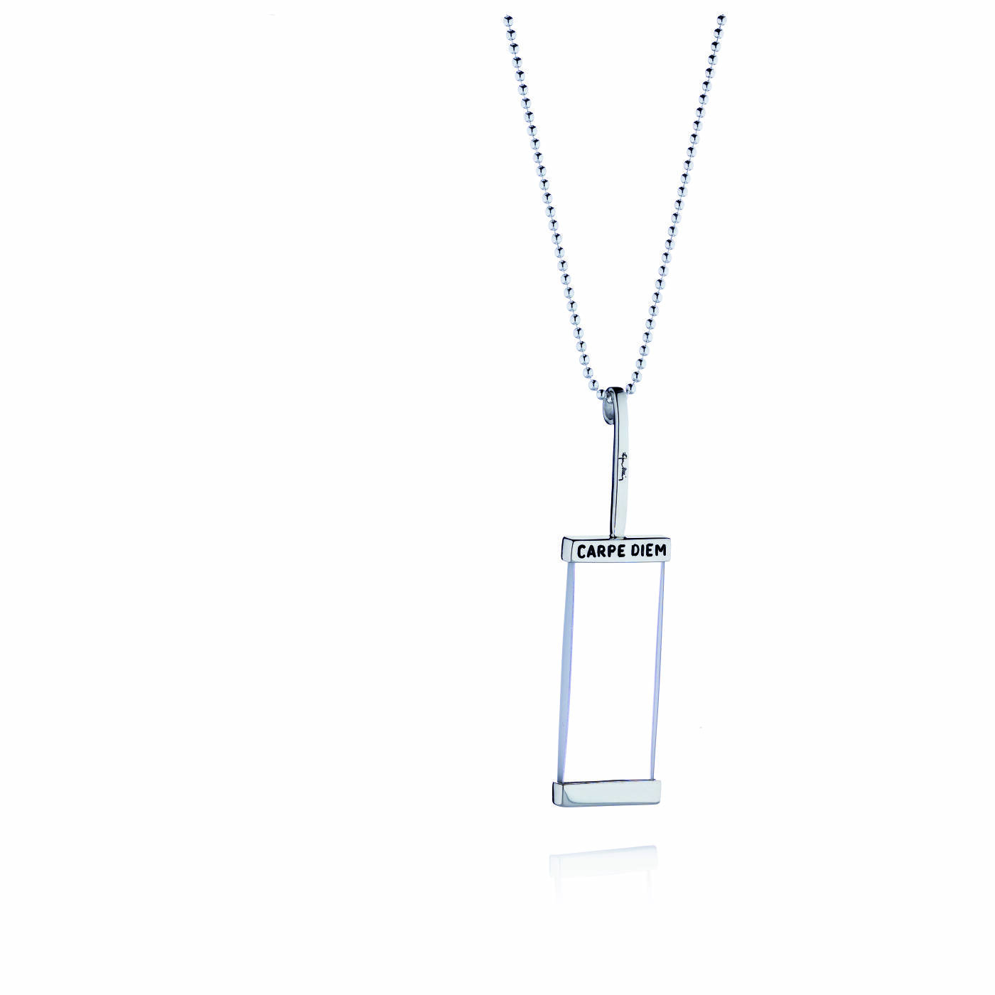 Carpe Diem Monocle Vedhæng Sølv