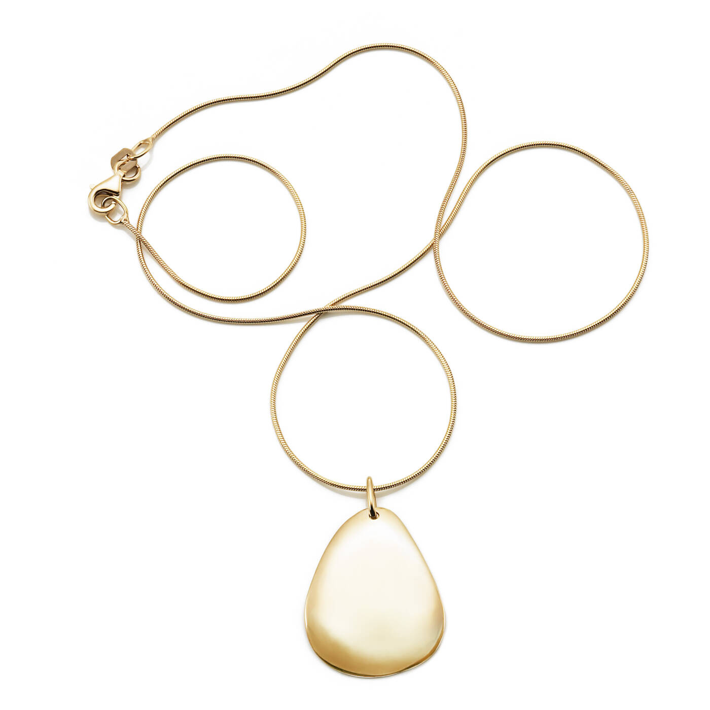 Little Rose Petal Vedhæng Guld