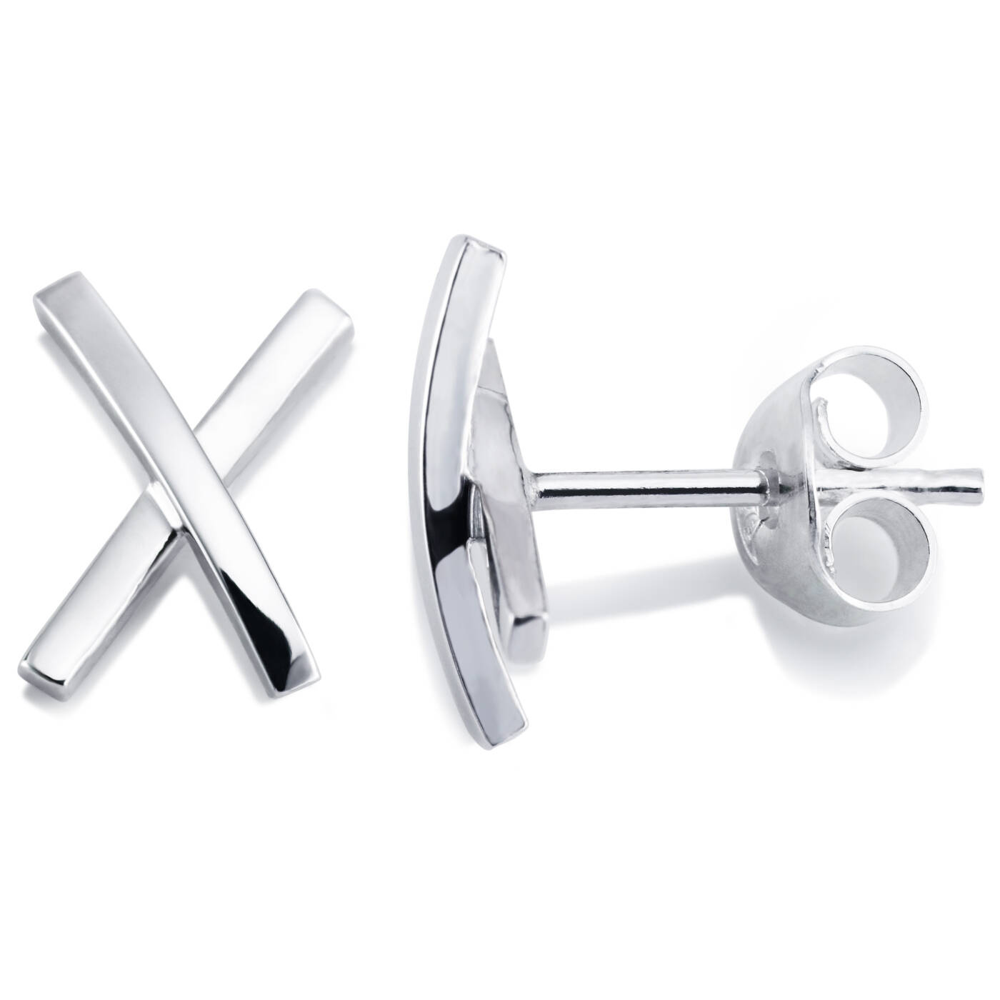 Kisses For Ears Ørering Sølv