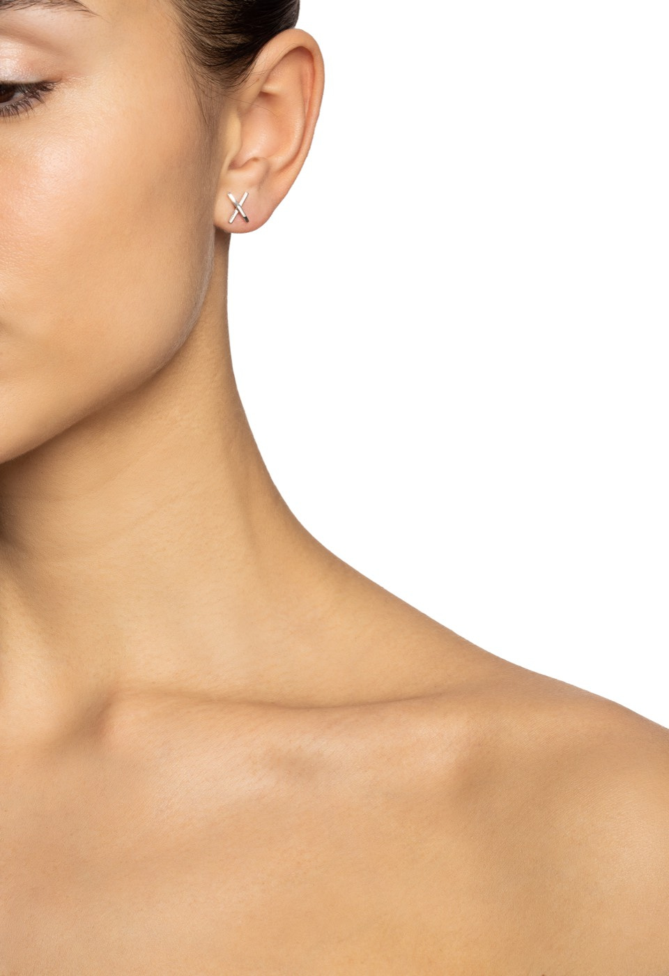 Kisses For Ears Ørering Sølv