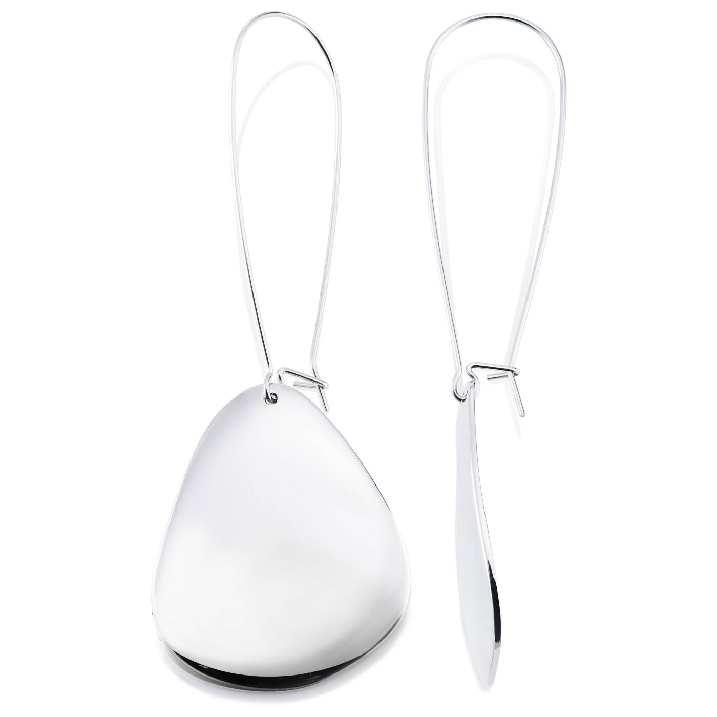 Rose Petal Ørering Sølv