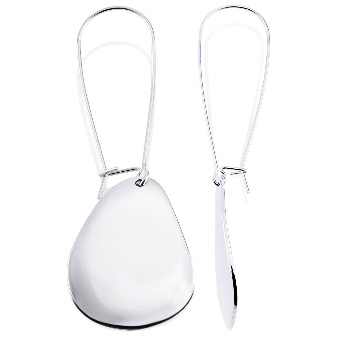 Little Rose Petal Ørering Sølv