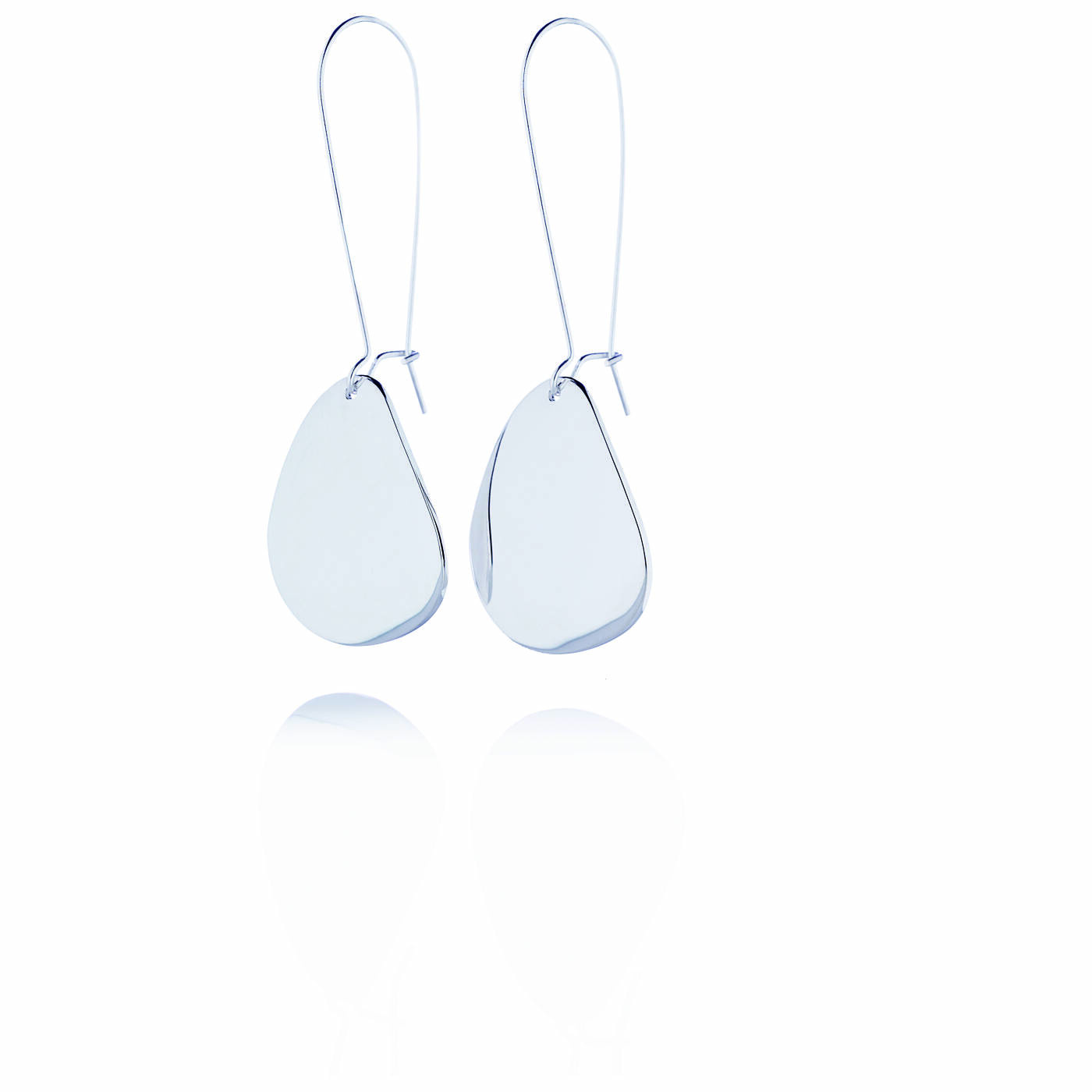 Little Rose Petal Ørering Sølv