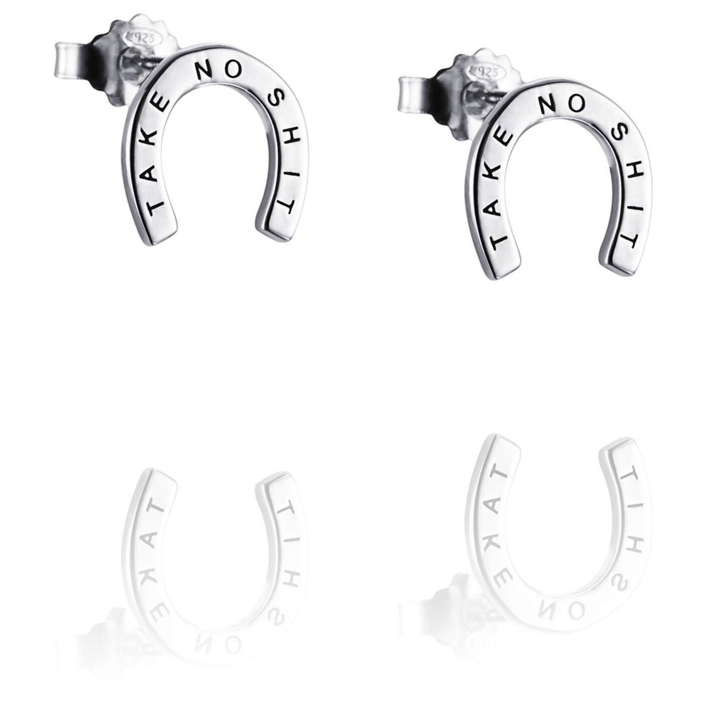Take No Shit Ørering Sølv