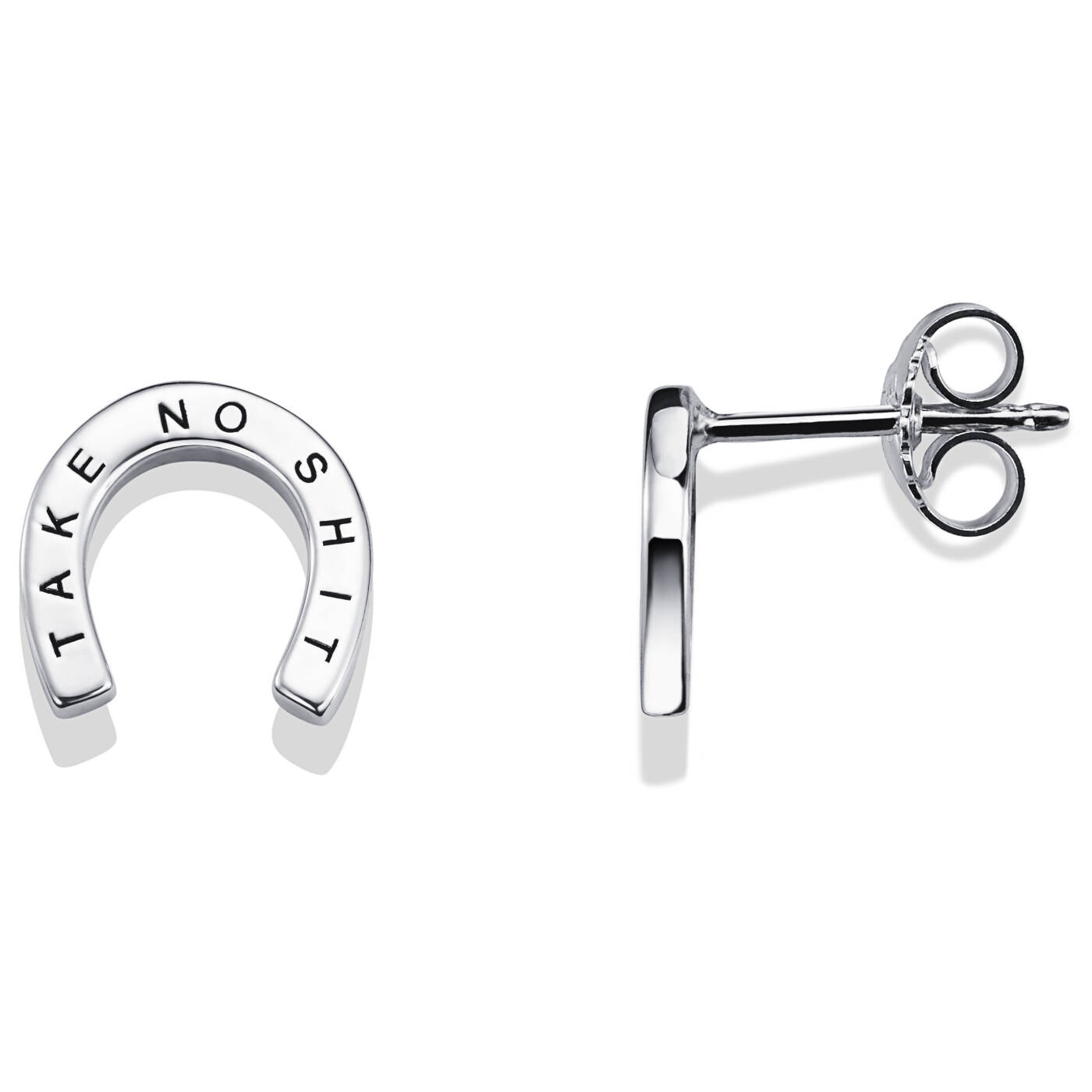 Take No Shit Ørering Sølv