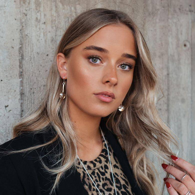 Amor Fati Globe - Crystal Quart Ørering Sølv