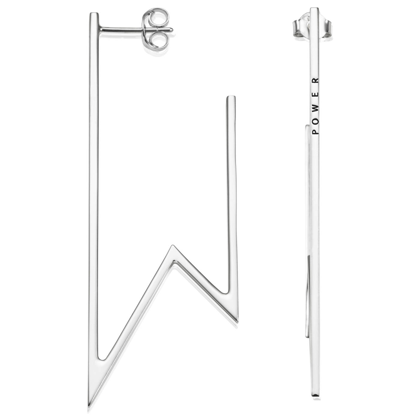 Women Power Ørering Sølv