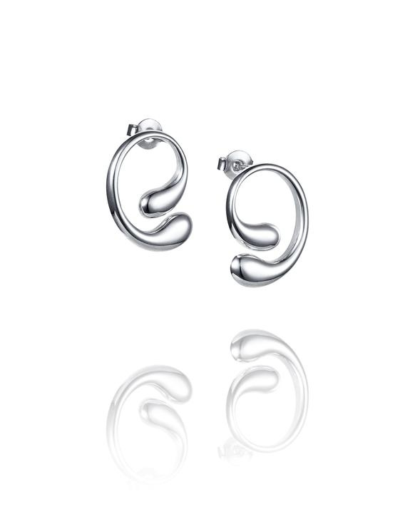 Love buddies Earrings Silver