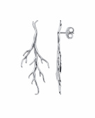 Roots Earrings Silver Roots Earrings Silver