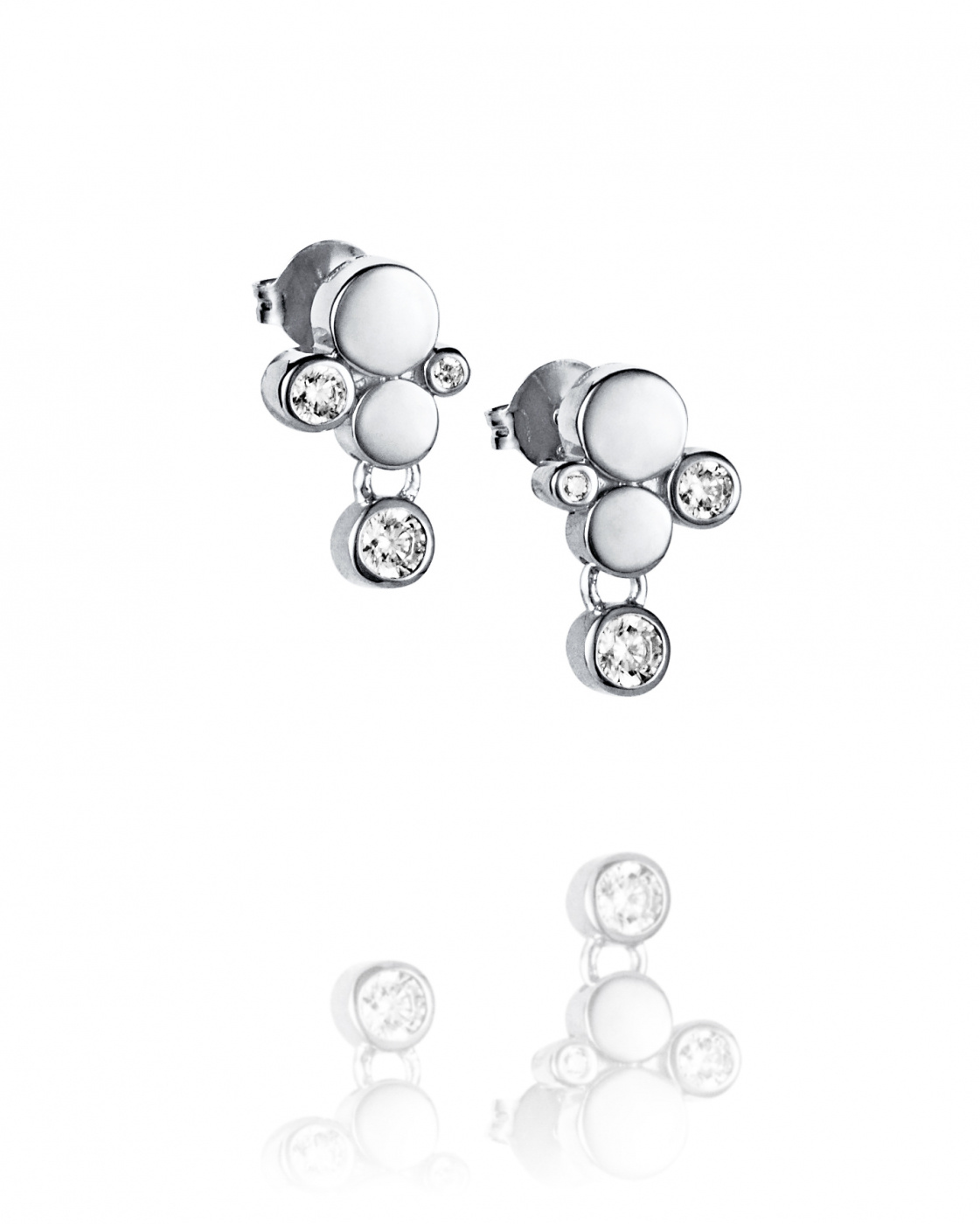 Little Champagne Earrings Silver