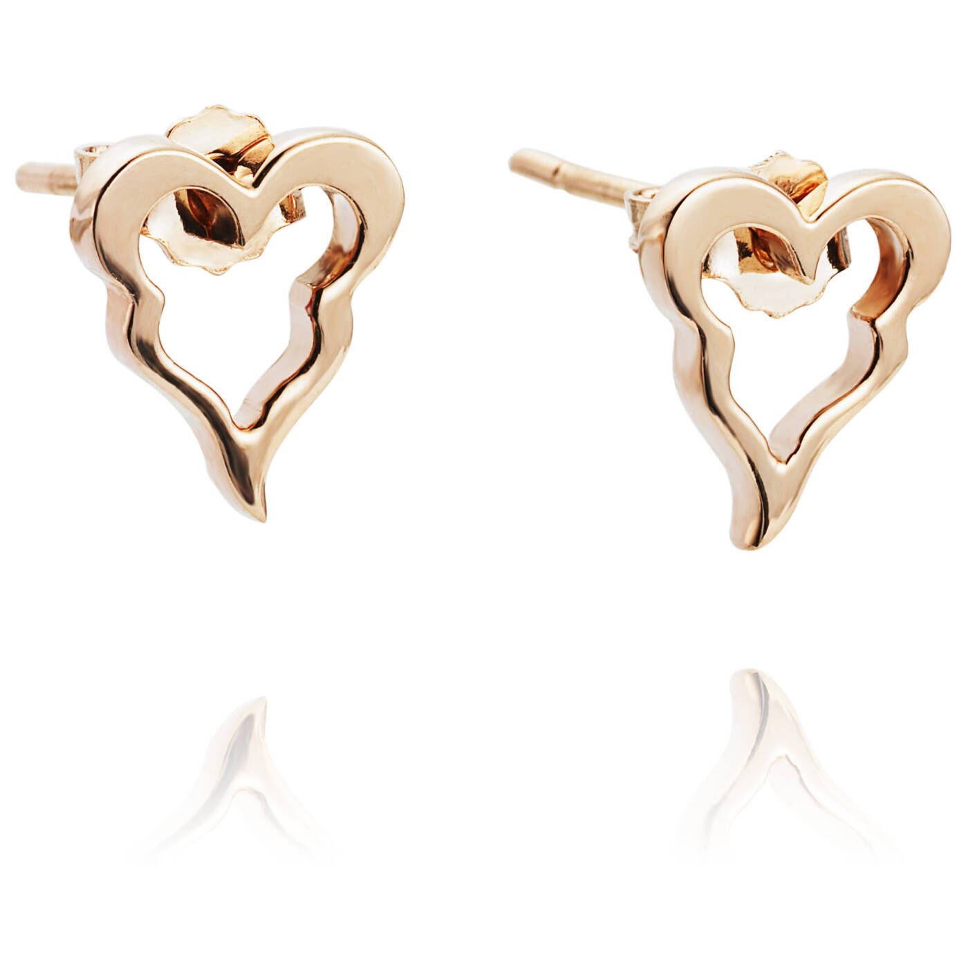 Crazy Heart Ørering Guld