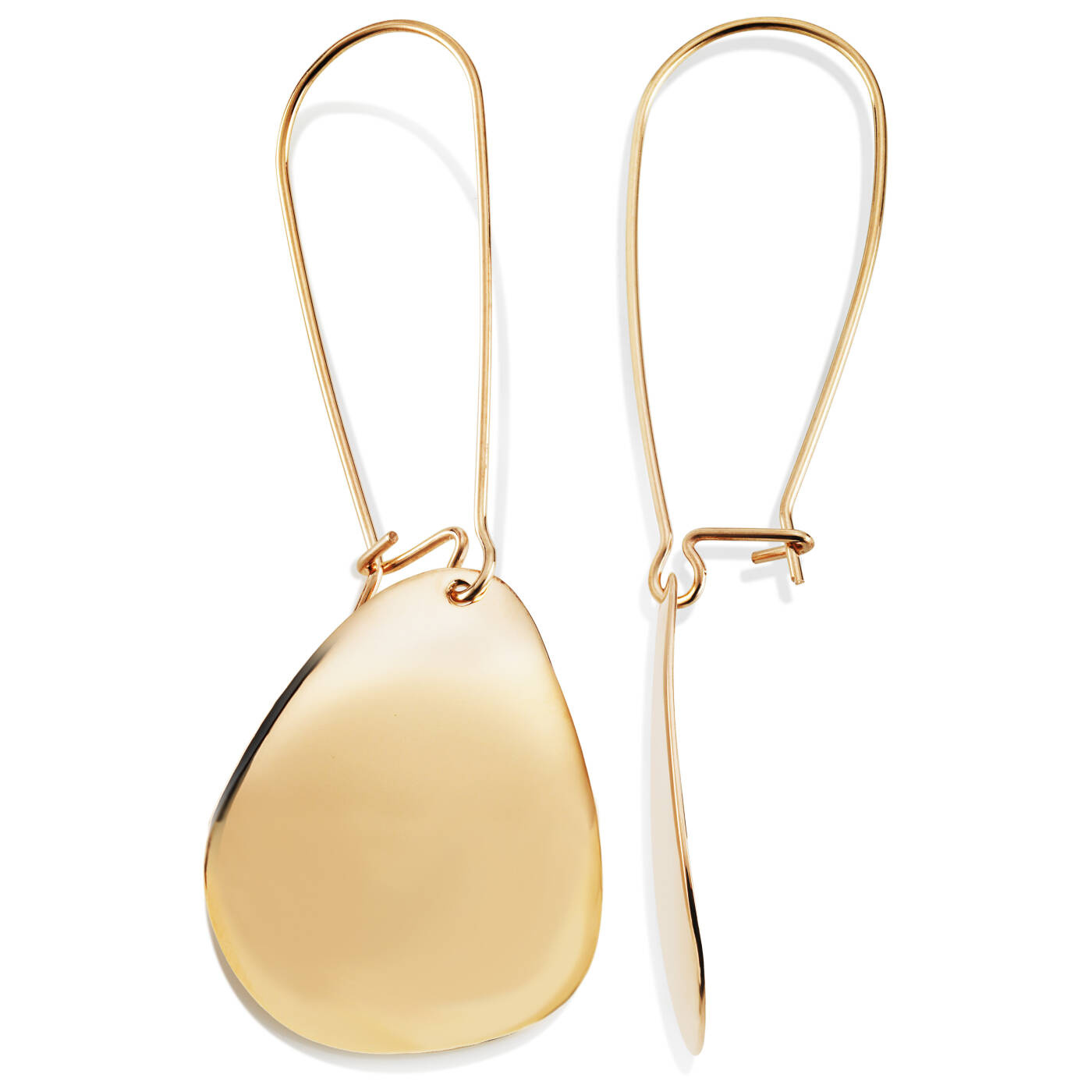 Little Rose Petal Ørering Guld