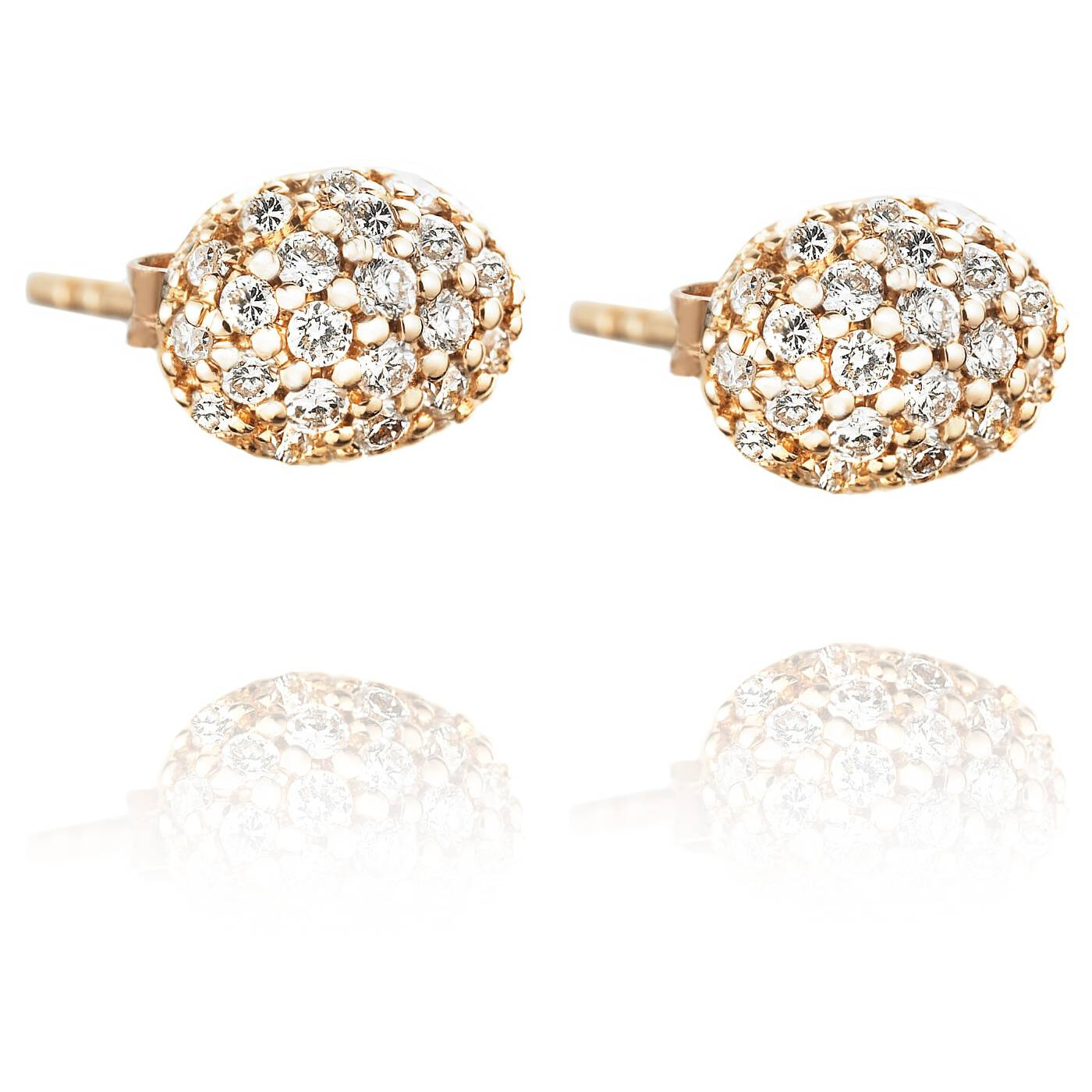 Love Bead - Diamonds Ørering Guld