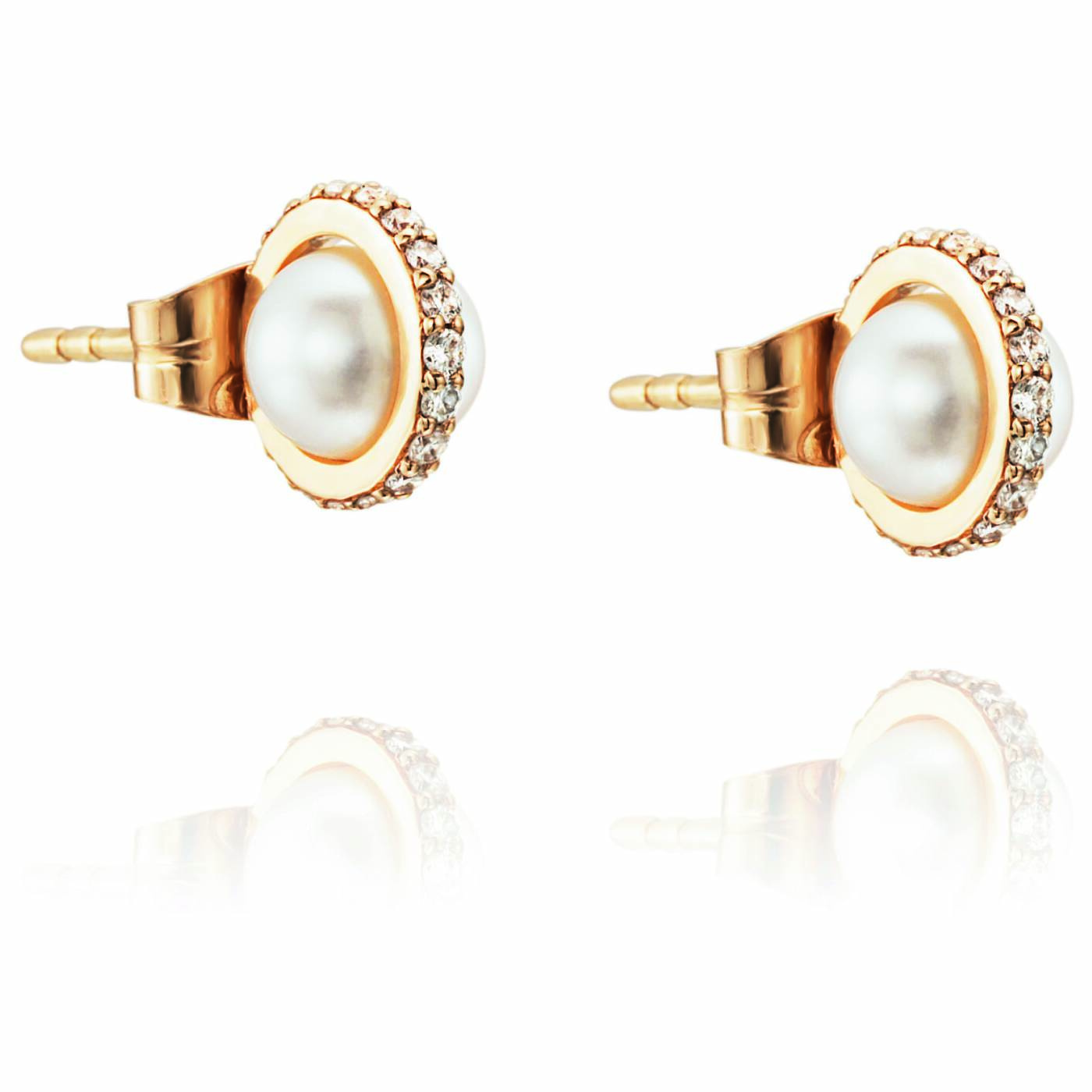 Little Day Pearl & Stars Ørering Guld