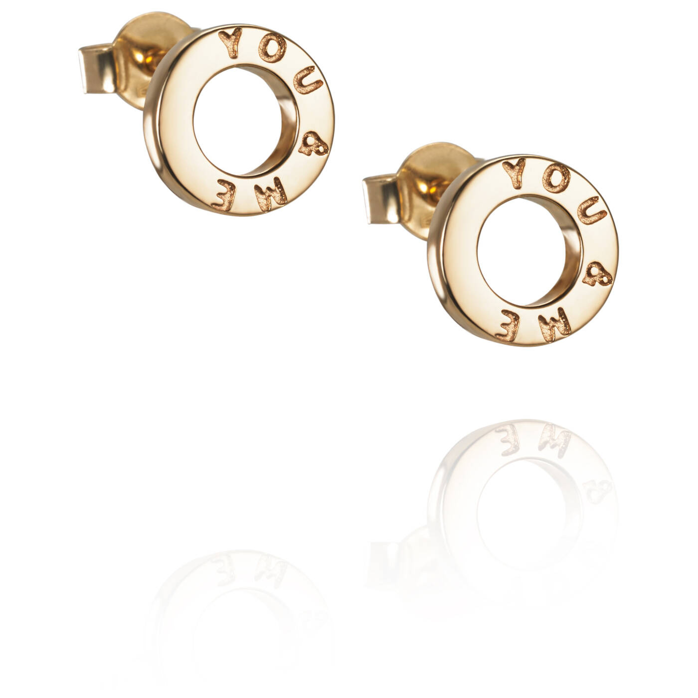 Mini Me You & Me Ørering Guld