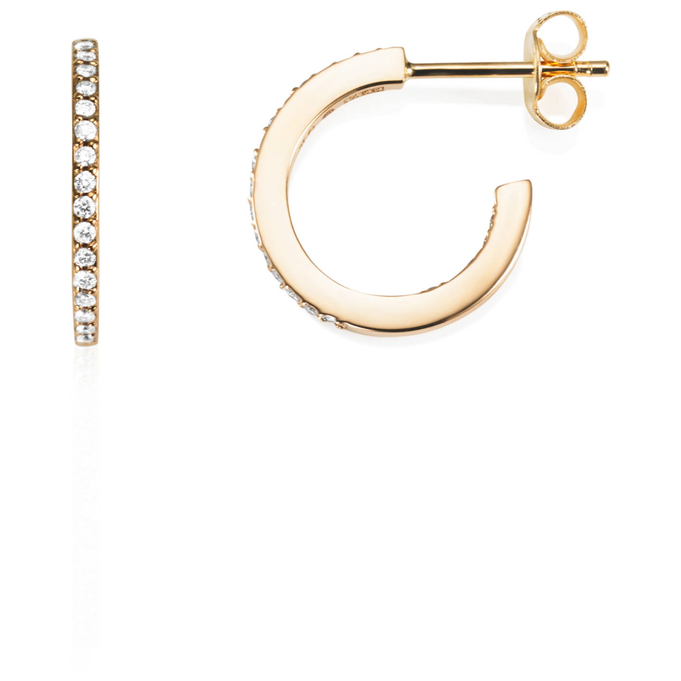 Stars Hoops Ørering Guld