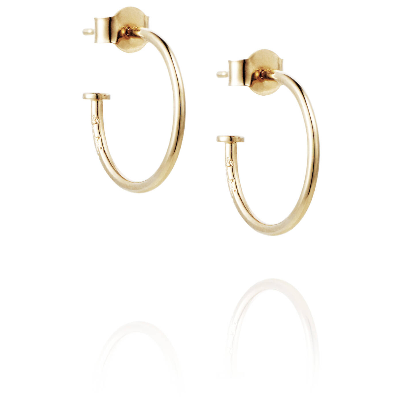 101 Plain Hoops Ørering Guld