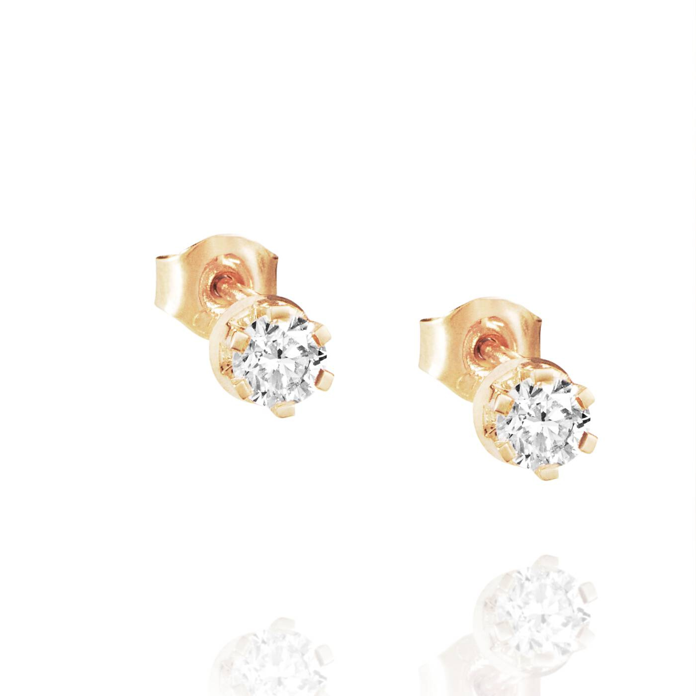 Crown & Stars Ørering 0.60ctw Guld