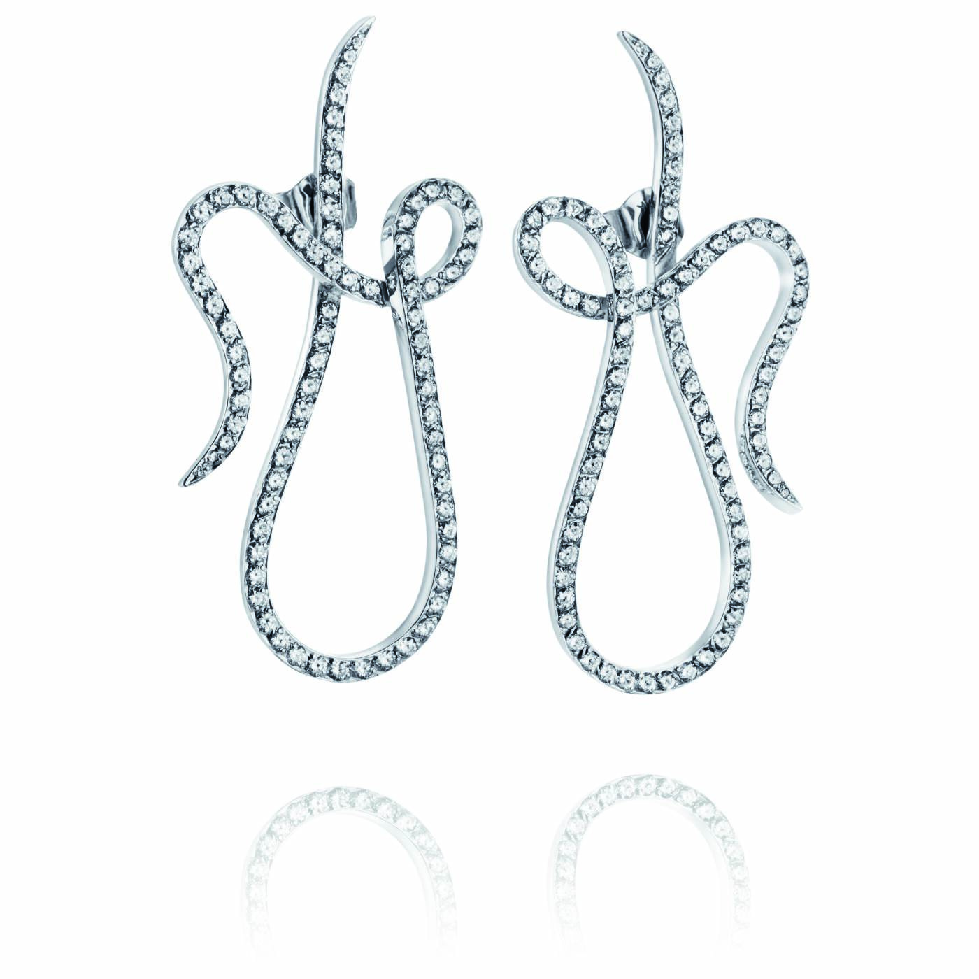 Shape Of A Dream & Stars Ørering Hvidguld