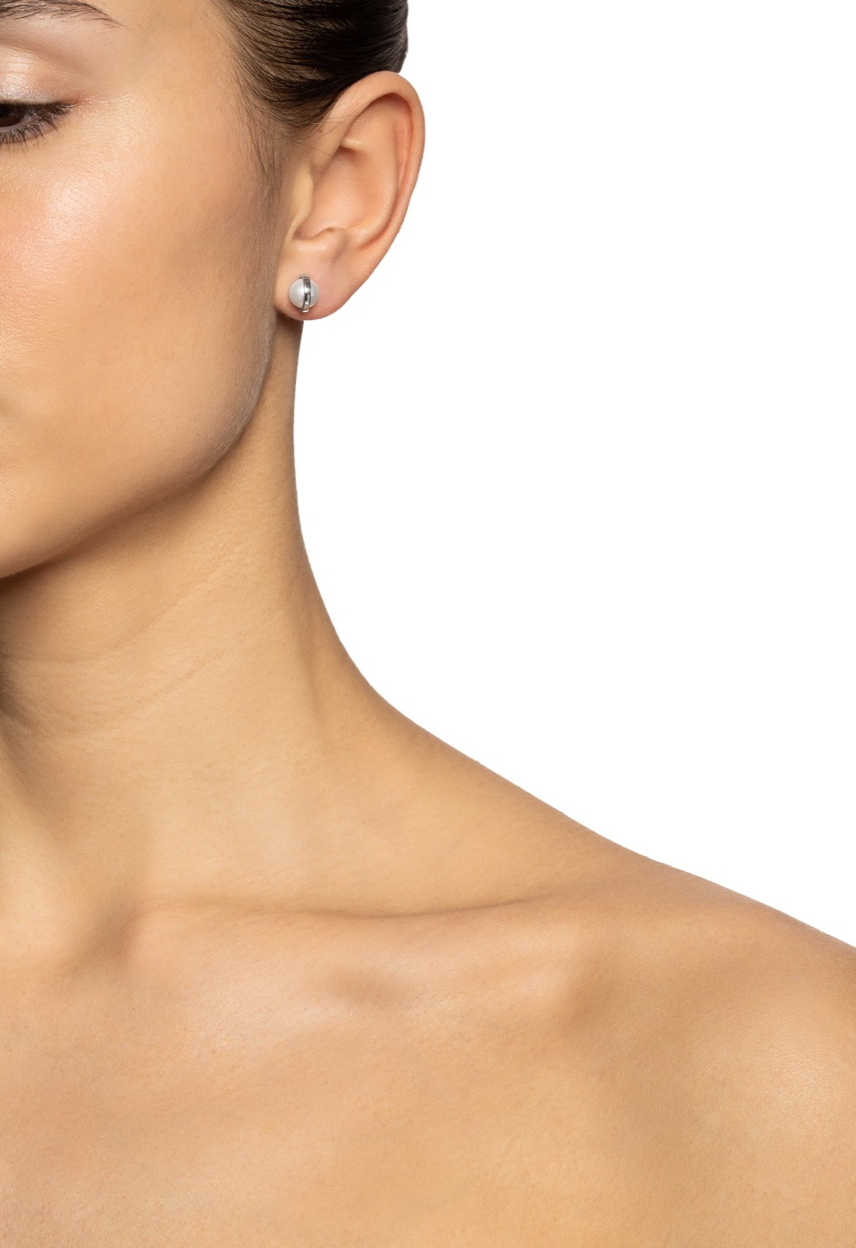 Day Pearl Ørering Hvidguld