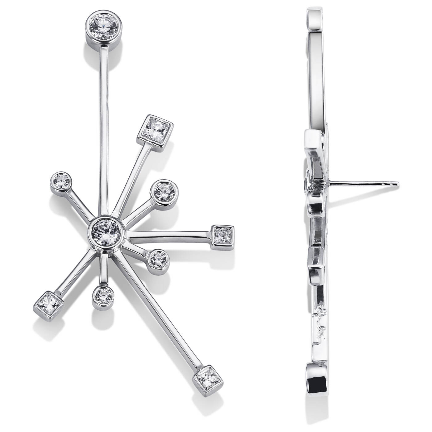 Kaboom & Stars Ørering Hvidguld