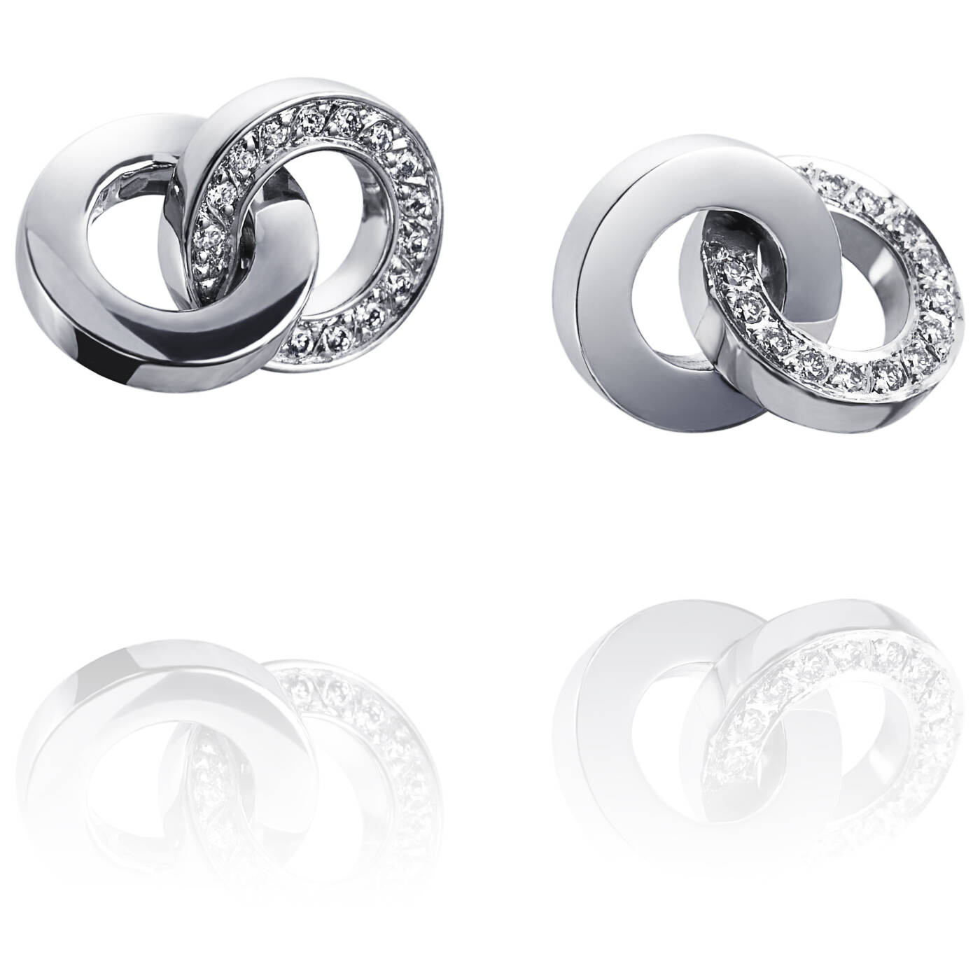 You & Me Ørering Hvidguld