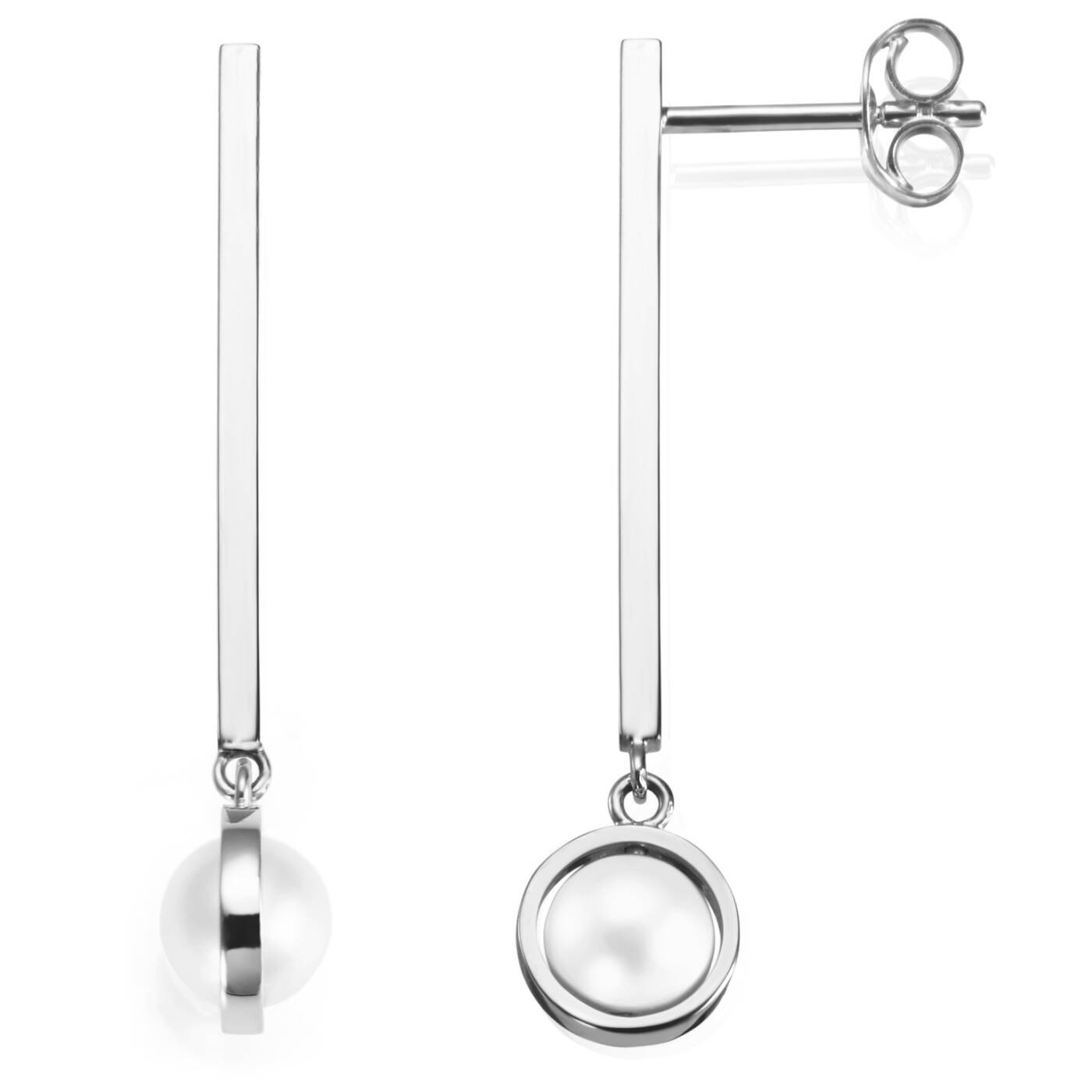 Little Day Pearl Ørering Hvidguld